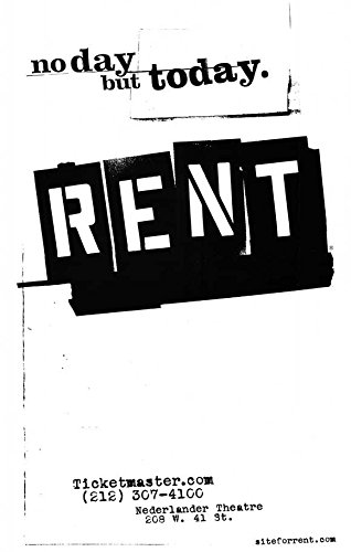 Rent Poster Broadway Theater Play 11x17 Masterposter Print 11x17 0