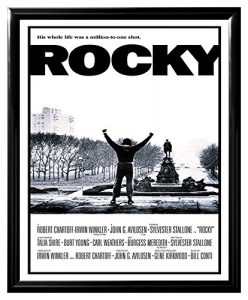 Rocky Arms Up Movie Score Classic Boxing Sports Drama Film Poster Print ...