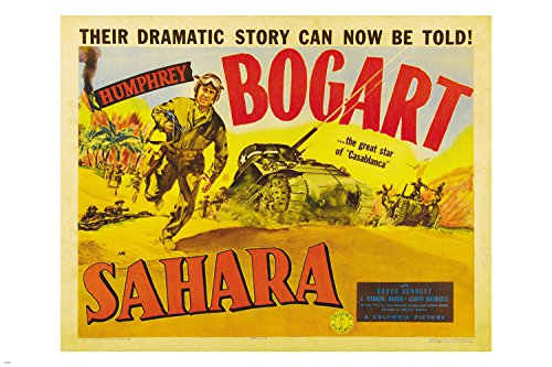 SAHARA-1943-movie-poster-HUMPHREY-BOGART-24X36-action-WWII-ADVENTURE-rare-reproduction-not-an-original-0