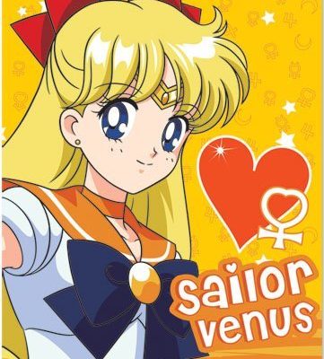 Sailor Moon Sailor Venus Fabric Poster By Ge Animation 0