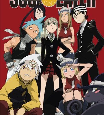 Soul Eater Red Background Fabric Poster By Ge Animation 0