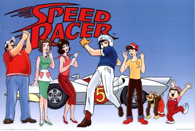 Speed Racer Group Animation Anime Cartoon Characters Poster Print 24 by