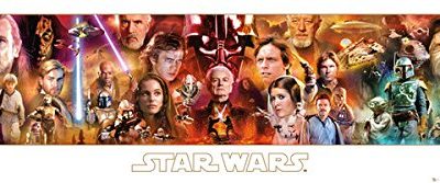 Star Wars The Complete Saga Sci Fi Movie Film Poster Print 12 By 36 0