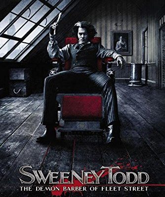 Sweeney Todd Demon Barber Johnny Depp Tim Burton Musical Slasher Movie Film Poster Print 24x36 0