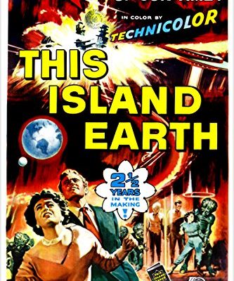 This Land Earth Movie Poster Action Adventure Space Saucers Aliens 24x36 Reproduction Not An Original 0
