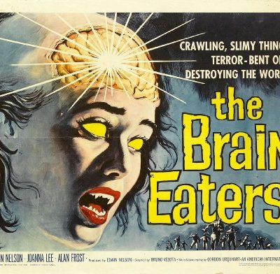 The Brain Eaters Science Fiction B Movie Classic Mini Art Print Poster B 0