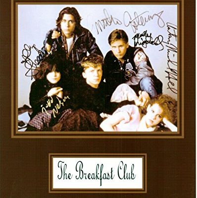 The Breakfast Club Classic Movie 8 X 10 Movie Poster Autograph On Glossy Photo Paper 0