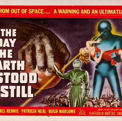 The Day The Earth Stood Still Science Fiction B Movie Classic Mini Art Print Poster B 0