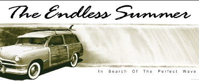The Endless Summer Woody Station Wagon Classic Surfing Movie Film Poster Print 12x36 0