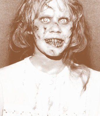 The Exorcist 1973 Horror Movie Linda Blair 11 X 14 Sepia Poster 0