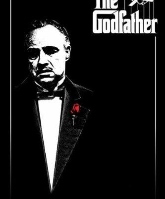 The Godfather The Don Red Rose Marlon Brandon Classic Gangster Mob Movie Film Poster Print 24 By 36 0