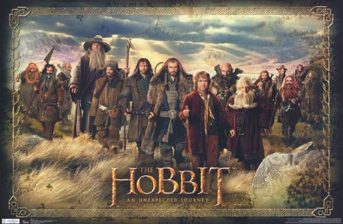 The-Hobbit-An-Unexpected-Journey-Movie-Poster-The-Cast-Size-36-x-24-0