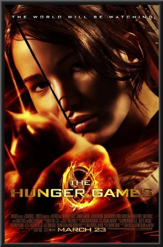 The-Hunger-Games-Katniss-Movie-24x36-Wood-Framed-Poster-Art-Print-0