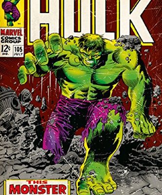 The Incredible Hulk Marvel Comics Poster Comic Cover Size 24 X 36 0