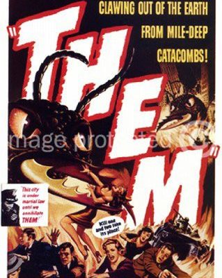 Them 1954 Vintage Horror Movie Poster Art 24x36 0