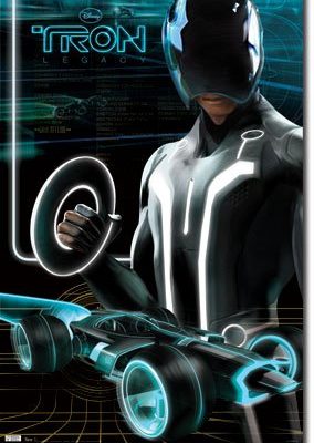 Tron Legacy Science Fiction Action Movie Film Poster Print 22 By 34 0
