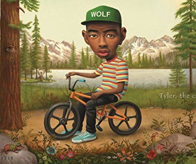 Tyler The Creator Music Poster 24x36 Wolf On A Bicycle 0