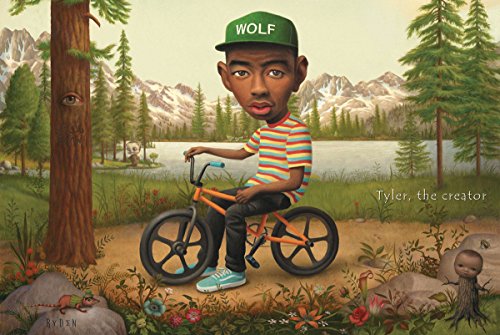 Tyler The Creator Music Poster 24x36 Wolf On A Bicycle 0