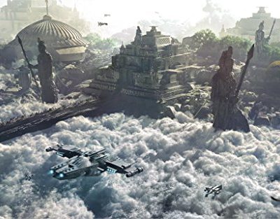 Within Home Core Science Fiction Cities Clouds Game Fabric Canvas Poster Print 0