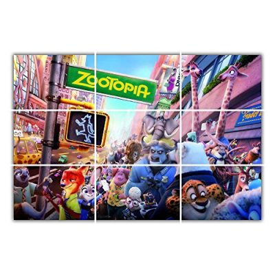 Zootopia Animal Adventure Action Poster Large Print Giant Wall Art 0