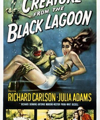 Classic Creature From The Black Lagoon Movie Poster Richard Carlson 24x36 0
