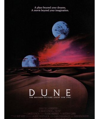 David Lynchs Dune Movie Poster Science Fiction Dreams Fantasy 24x36 New Reproduction Not An Original 0