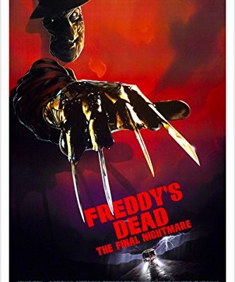 Freddys Dead The Final Nightmare Vintage Horror Movie Poster Bloody 24x36 Reproduction Not An Original 0