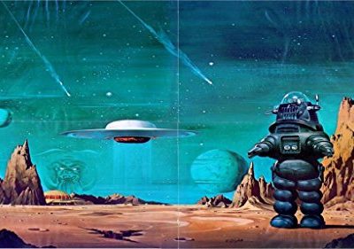 Makeuseof Science Fiction Artwork Forbidden Planet Alien Home Decoration Canvas Poster 0