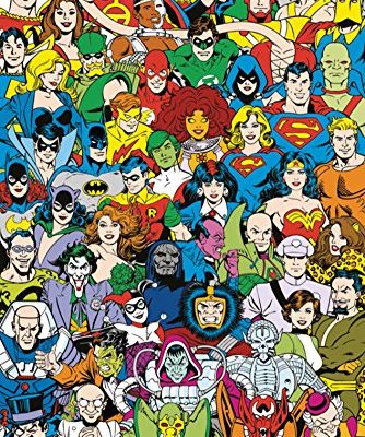 Dc Comics Retro Cast Poster 24 X 36in 0