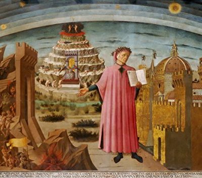 Domenico Di Michelino Dante And His Poem The Divine Comedy 1465 Dante And The Three Kingdoms Religiousbiblical Fine Art Printposter Size A3 42cm X 297cm 0
