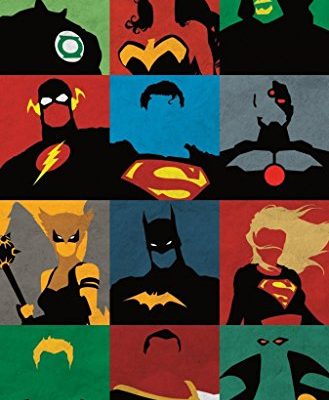 Justice League Minimalist 22 X 34 Wall Poster 0
