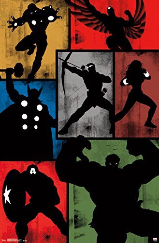 Marvel-Comics-Avengers-Simplistic-Grid-22-x-34-Wall-Poster-0