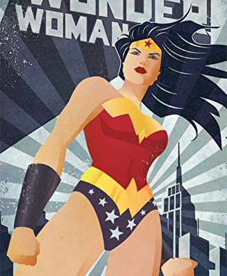Wonder Woman Constructivism Poster 22 X 34in 0