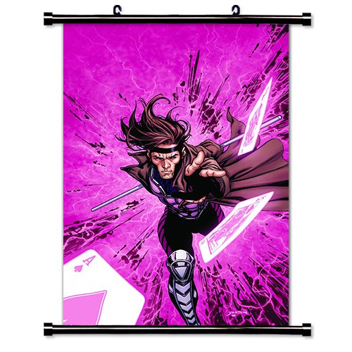 X-Men-Gambit-Comic-Fabric-Wall-Scroll-Poster-16x24-Inches-0