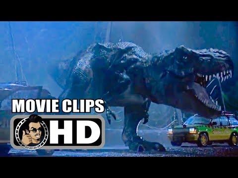 JURASSIC PARK Movie Clips – All T Rex Scenes (1993) Steven Spielberg Sci-Fi Adventure Movie HD