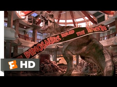 Jurassic Park (1993) – T-Rex vs. the Raptors Scene (10/10) | Movieclips
