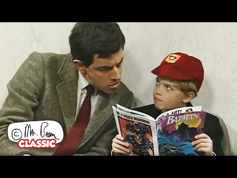 Mr Bean READS BATMAN | Mr Bean Funny Clips | Classic Mr Bean