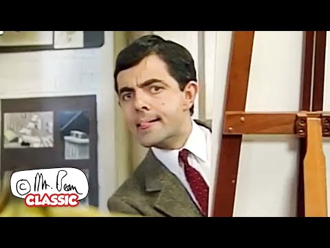 ARTY BEAN | Mr Bean Funny Clips | Classic Mr Bean