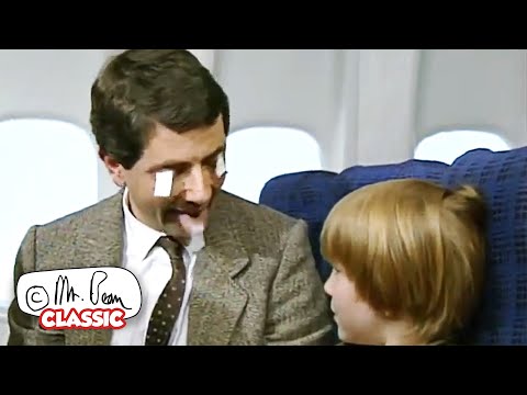 How To Make a Plane Flight Fun 🤔 | Mr Bean Funny Clips | Classic Mr Bean