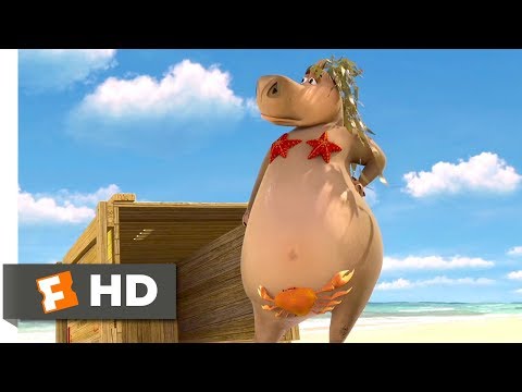 Madagascar (2005) – On the Beach Scene (4/10) | Movieclips