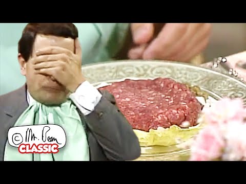 Mr Bean's Raw Steak Dinner 🥩 | Mr Bean Funny Clips | Classic Mr Bean