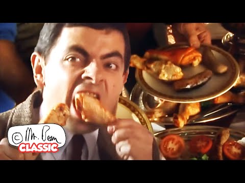 Mr Bean Is UNLEASHED At The Buffet! | Mr Bean Funny Clips | Classic Mr Bean