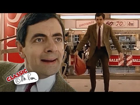 Me Racing To The Black Friday Sales! | Mr Bean Funny Clips | Classic Mr Bean
