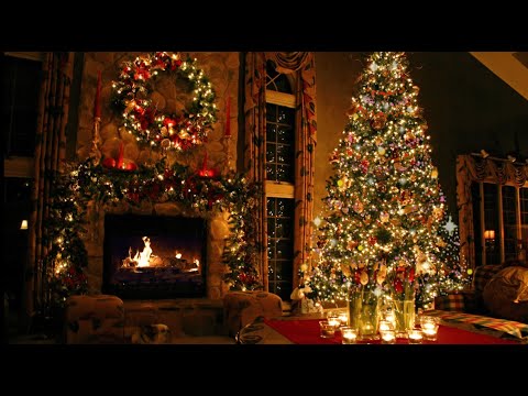 Nat King Cole,Frank Sinatra,Dean Martin, Bing Crosby, Perry Como Classics Christmas with Fireplace