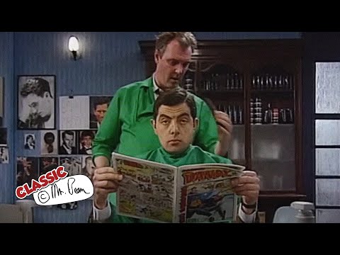 Mr Bean's Christmas Haircut! | Mr Bean Funny Clips | Classic Mr Bean