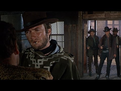 For a Few Dollars More – Clint Eastwood's Entrance (1965 HD)