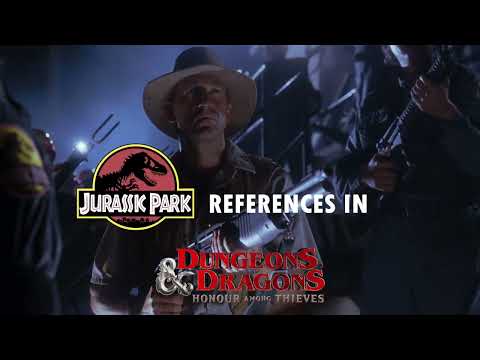 Jurassic Park References in Dungeons & Dragons: Honor Among Thieves Movie Clips