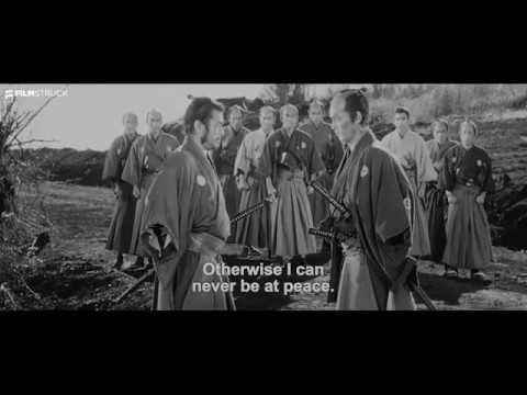 Sanjuro, Akira Kurosawa, 1962 – Standoff with Bloody Spurt Scene