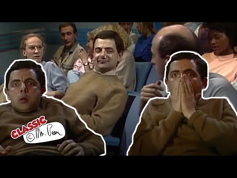 When the Scary Film is ACTUALLY Scary! | Mr Bean Funny Clips  | Classic Mr Bean