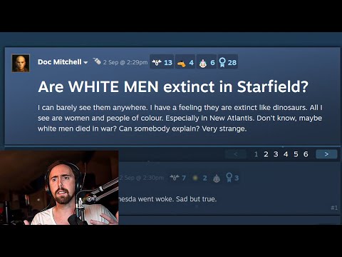 "Are White Men extinct in Starfield?"